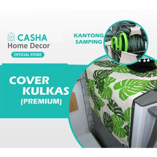 CASHA Cover Kulkas Premium - Motif