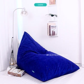 CASHA Bean Bag Triangle Suede- Size Large