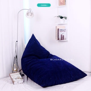CASHA Bean Bag Triangle Suede- Size Large