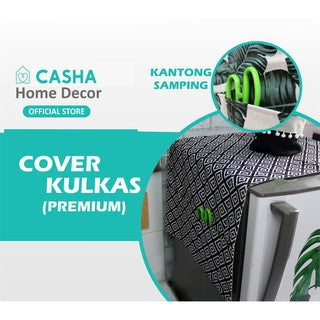 CASHA Cover Kulkas Premium - Motif