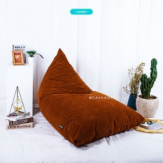 CASHA Bean Bag Triangle Suede- Size Medium