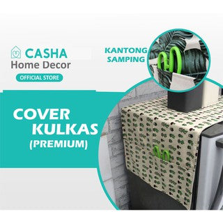 CASHA Cover Kulkas Premium - Motif
