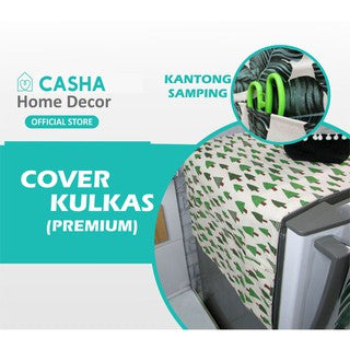 CASHA Cover Kulkas Premium - Motif