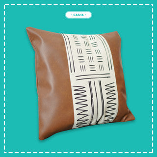 CASHA Cover Bantal Kulit Bohemian Premium - COVER ONLY