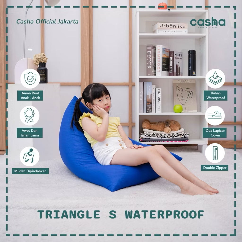 CASHA Triangle SMALL Bahan WATERPROOF PLUS ISI