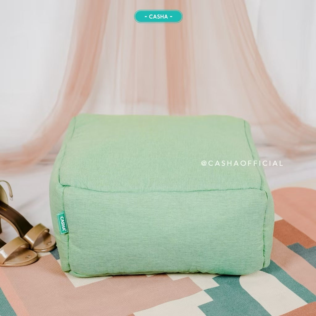 Luna Footrest - Premium Linen Series