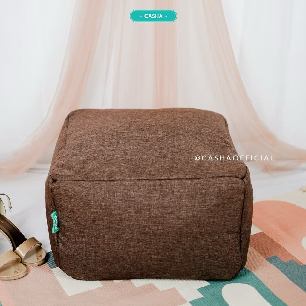 Luna Footrest - Premium Linen Series