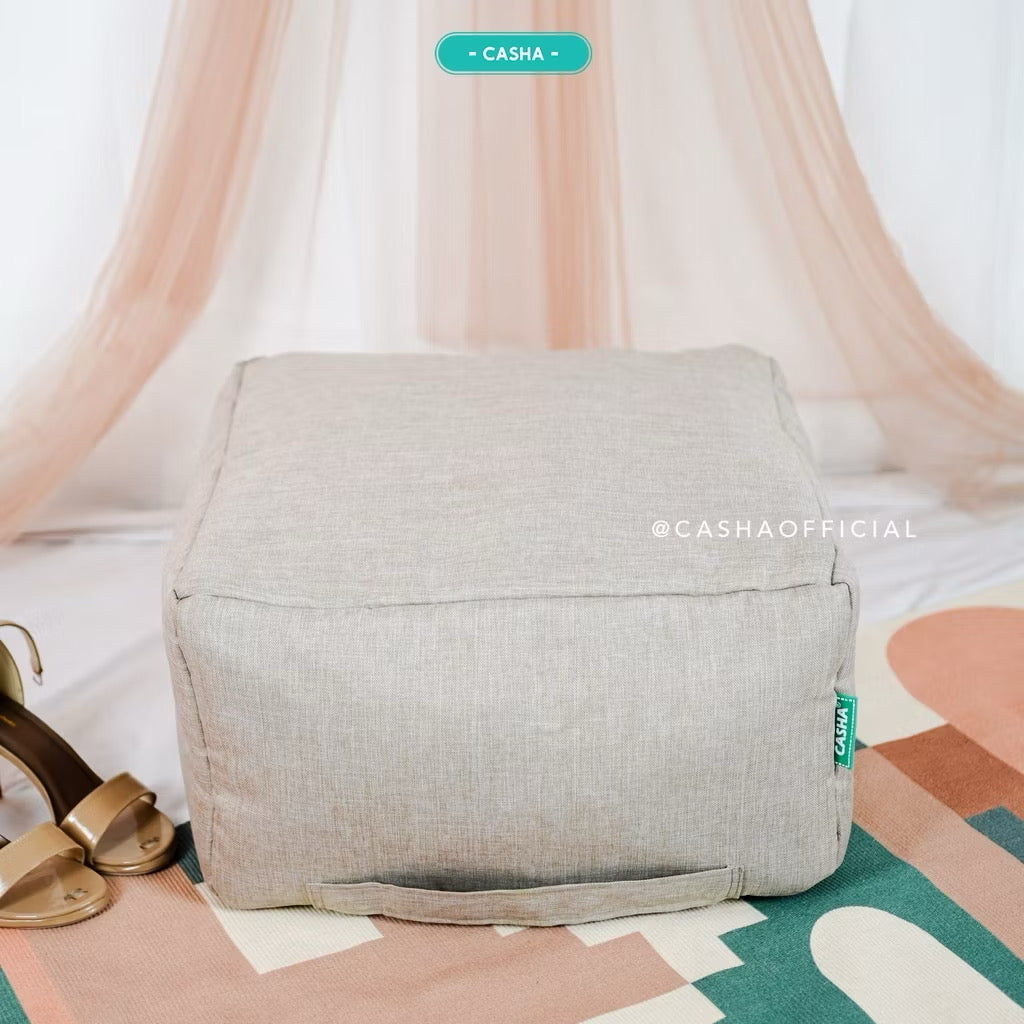 Luna Footrest - Premium Linen Series