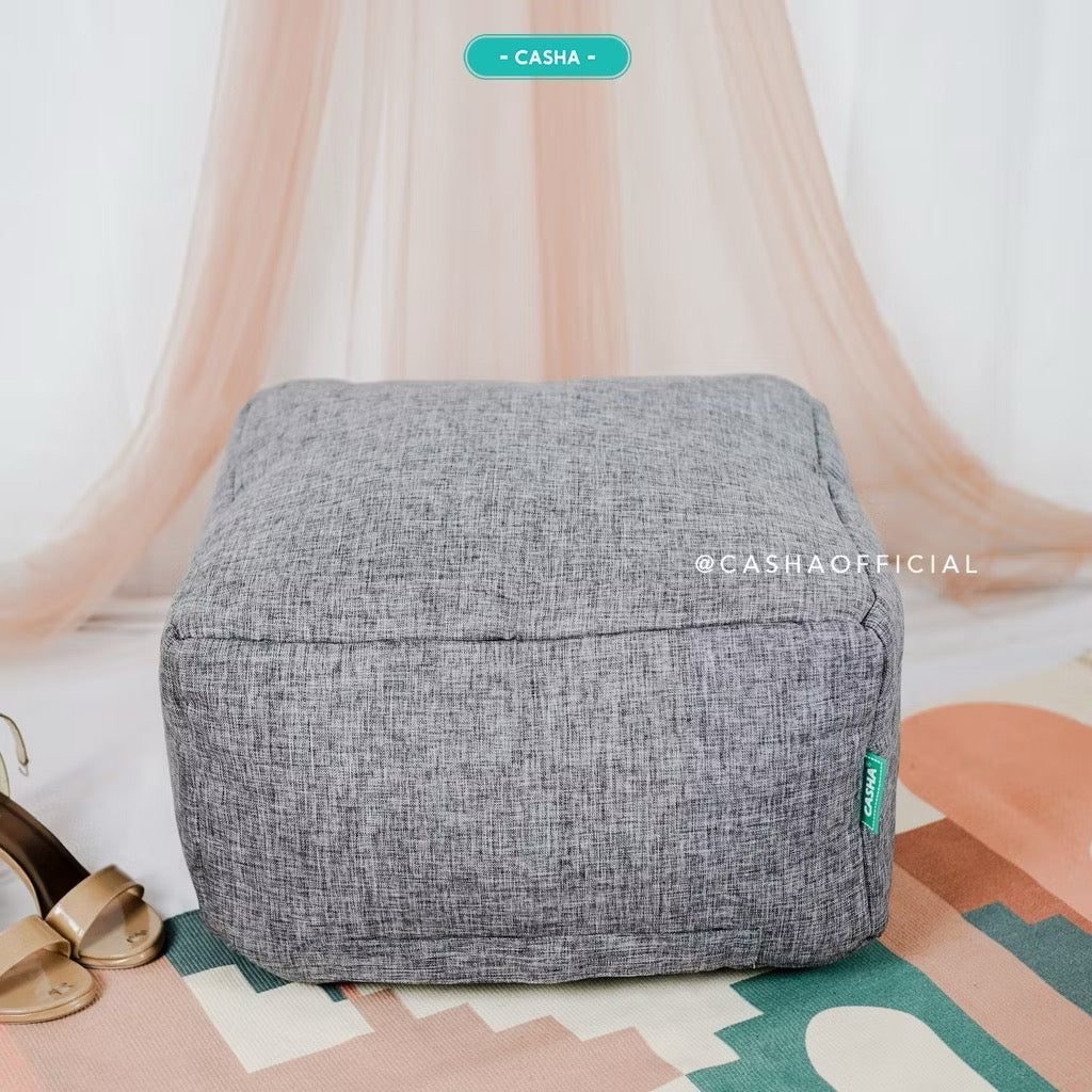 Luna Footrest - Premium Linen Series