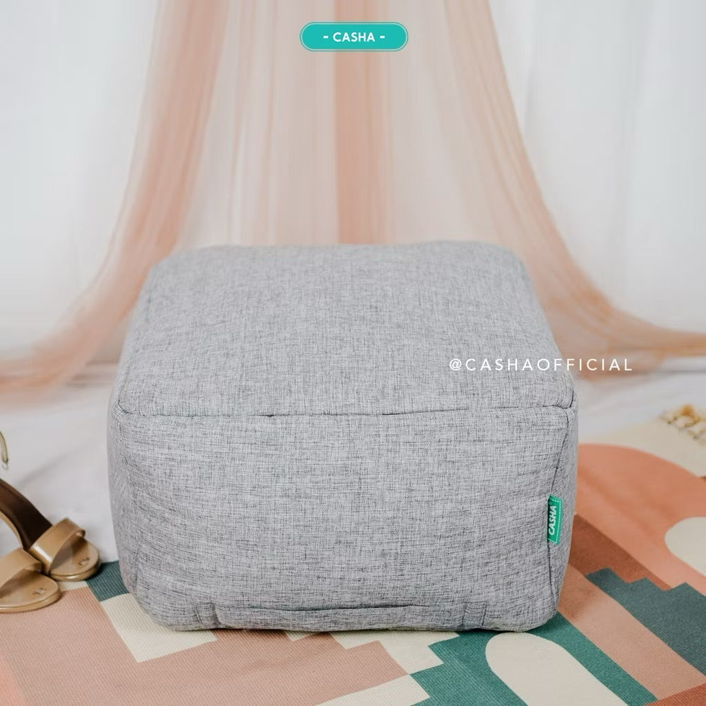 Luna Footrest - Premium Linen Series