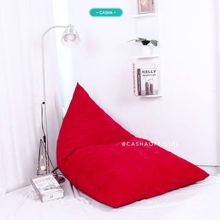 CASHA Bean Bag Triangle Suede- Size Large