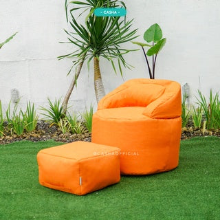 CASHA Luna Sofa Milennial + Footrest