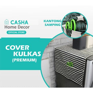 CASHA Cover Kulkas Premium - Motif