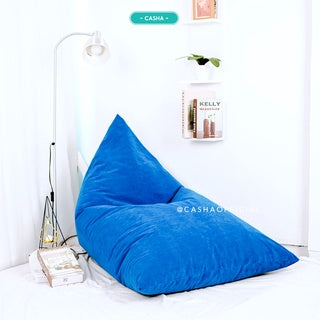 CASHA Bean Bag Triangle Suede- Size Large