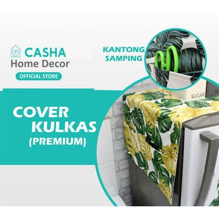 CASHA Cover Kulkas Premium - Motif