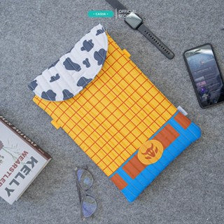 Disney Cartoon Laptop Sleeve 12-14 inc /Disney Cartoon Puffy Sleeve/ Tas Laptop Karakter Disney